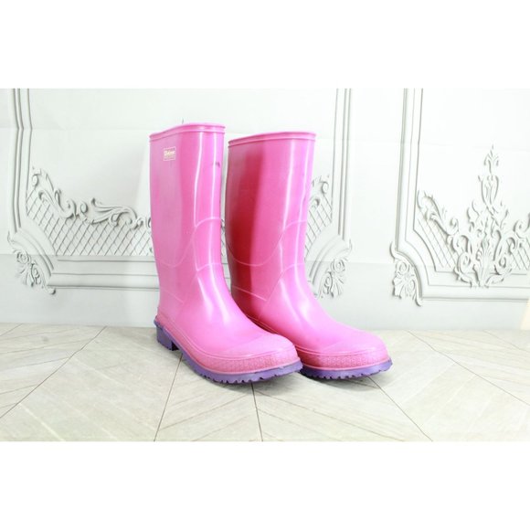 LaCrosse 11" Pink Rubber Tall Muck Boot USA Made Rain Boots Size 5 - Picture 9 of 9